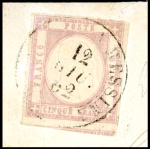 1862 - DA ANCONA A MESSINA, punti ... 