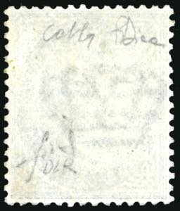 1863 - 5 cent. grigio verde, De La ... 