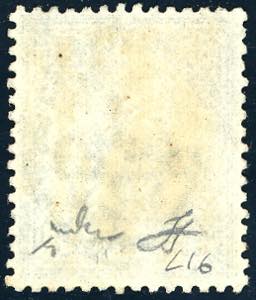 1863 - 5 cent. grigio verde, De La ... 