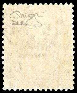 1863 - 10 cent. ocra arancio scuro ... 