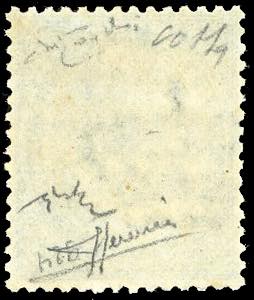 1863 - 15 cent. celeste chiaro, De ... 