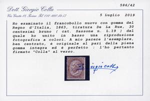 1863 - 30 cent. De La Rue, ... 