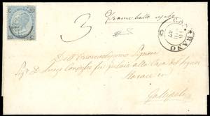 1867 - 20 cent. su 15 cent. Ferro di ... 