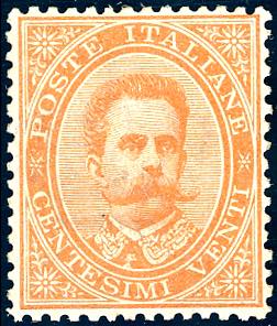 1879 - 20 cent. Umberto I (39), ottima ... 