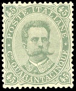 1889 - 45 cent. Umberto I (46), ottima ... 
