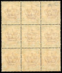 1891 - 5 lire carminio e azzurro ... 