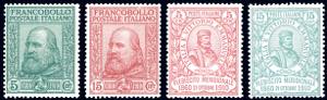 1910 - Garibaldi, serie compelta (87/90), ... 
