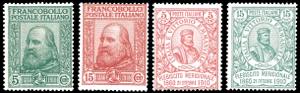 1910 - Garibaldi, serie completa (87/90), ... 