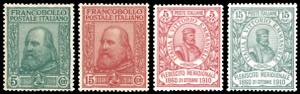 1910 - Garibaldi, serie completa (87/90), ... 