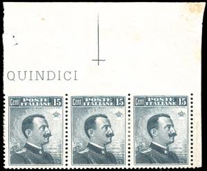 1911 - 15 cent. Michetti, III tipo, non ... 