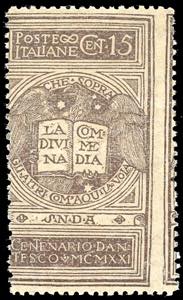 1921 - 15 cent. grigio violetto ... 
