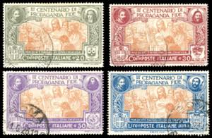 1923 - Propaganda Fide, serie completa ... 