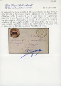 1880 - 2 cent. su 10 lire Servizio ... 