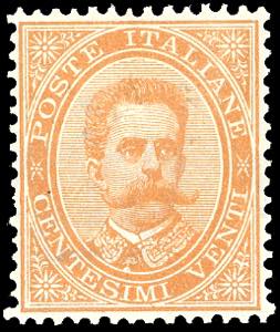 1879 - 20 cent. Umberto I (39), ottima ... 