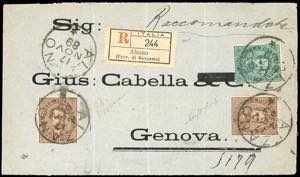 1879 - 30 cent., due esemplari, e 5 cent. ... 