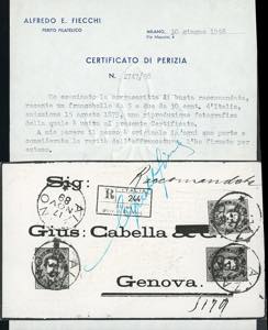 1879 - 30 cent., due esemplari, e ... 