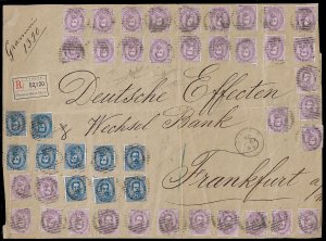 1887 - 50 cent., trentacinque esemplari, 25 ... 