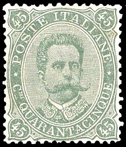 1889 - 45 cent. Umberto I (46), ottima ... 