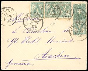 1902 - 5 cent. Umberto I e 5 cent. Floreale, ... 