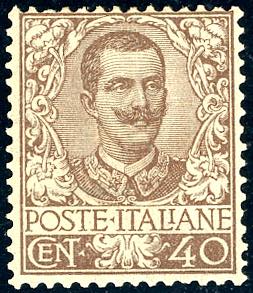 1901 - 40 cent. Floreale (74), nuovo, buona ... 