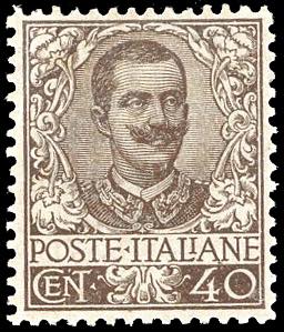 1901 - 40 cent. Floreale (74), ottima ... 