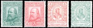 1910 - Garibaldi, serie completa (87/90), ... 