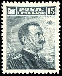 1911 - 15 cent. Michetti, III tipo (96), ... 