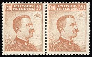 1916 - 20 cent. Michetti, senza filigrana ... 