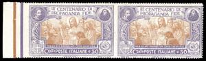 1923 - 50 cent. Propaganda Fide, coppia ... 