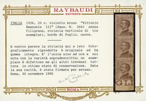 1926 - 20 cent. violetto bruno ... 