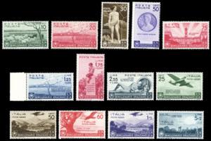 1936 - Orazio, serie completa (398/405+A), ... 