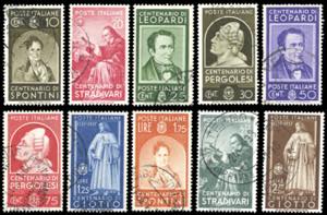 1937 - Illustri, serie completa (426/435), ... 