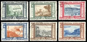 1933 - Zeppelin, serie completa (45/50), ... 