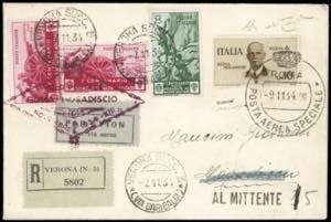 1930 - 10 lire volo ... 