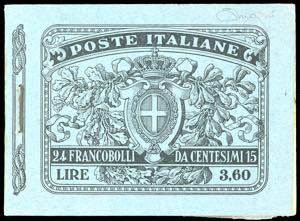 1911 - 15 cent. Michetti, libretto completo ... 