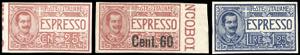 1903/1926 - 25 cent., 60 cent. su 50 cent., ... 