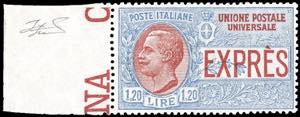 1922 - 1,20 lire, non emesso (8), ottima ... 