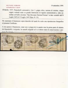 1947 - 3 lire Istituto ... 