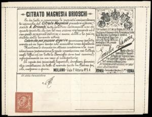 FRANCALETTERE 1887 - 1 cent. su 2 cent. (1), ... 