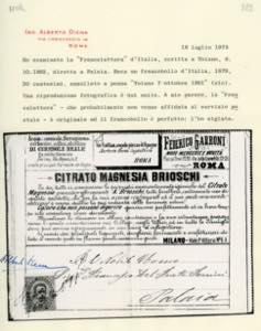 FRANCALETTERE 1892 - 20 cent. ... 