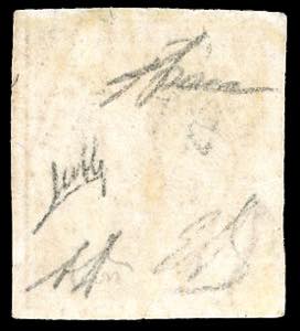 1858 - 10 grana rosa brunastro, I ... 