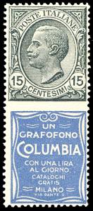 1924 - 15 cent. Columbia (2), ottima ... 