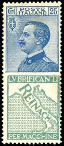 1924 - 25 cent. Reinach (7), nuovo, gomma ... 