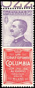 1924 - 50 cent. Columbia (11), nuovo, bordo ... 