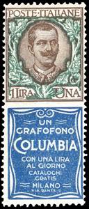 1924 - 1 lira Columbia (19), ben centrato, ... 
