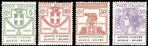 GRUPPO DAZIONE SCUOLE-MILANO 1924 - Serie ... 