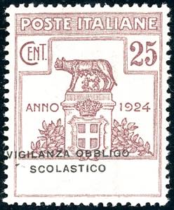 VIGILANZA OBBLIGO SCOLASTICO 1924 - 25 ... 
