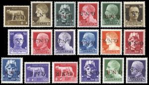 1944 - Soprastampati G.N.R., tiratura di ... 