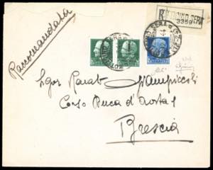 1944 - 1,25 lire, soprastampa G.N.R. di ... 