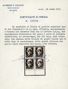 1943 - 35 cent., soprastama G.N.R. ... 